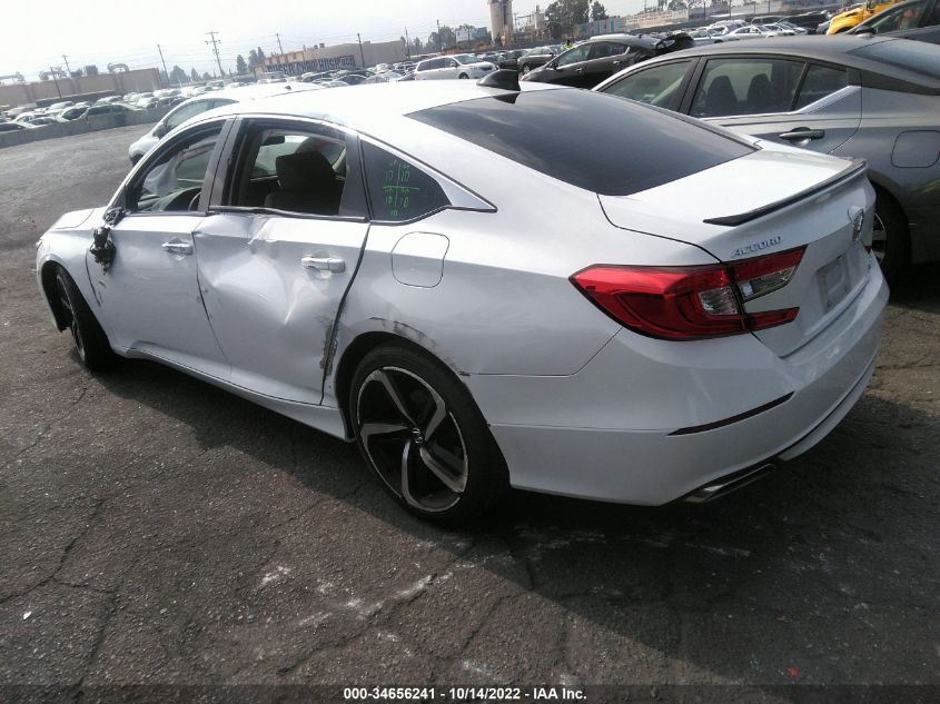 2021 HONDA ACCORD SEDAN SPORT SE VIN: 1HGCV1F47MA006104