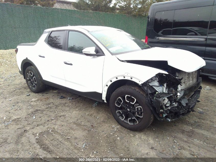 2022 HYUNDAI SANTA CRUZ SEL VIN: 5NTJB4AE9NH019870