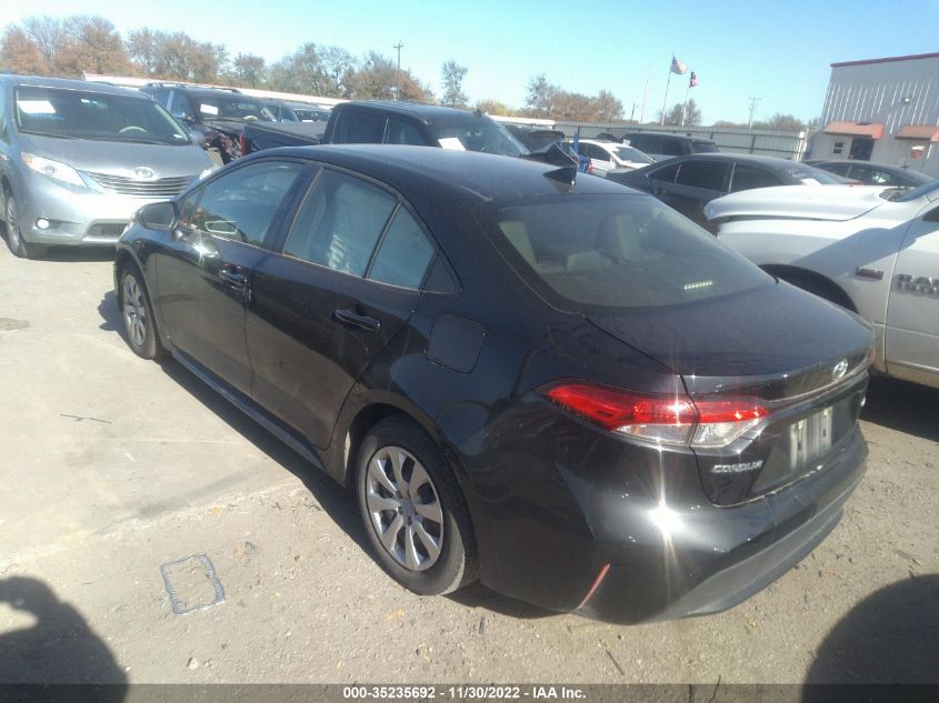 2022 TOYOTA COROLLA LE VIN: JTDEPMAE7NJ199777