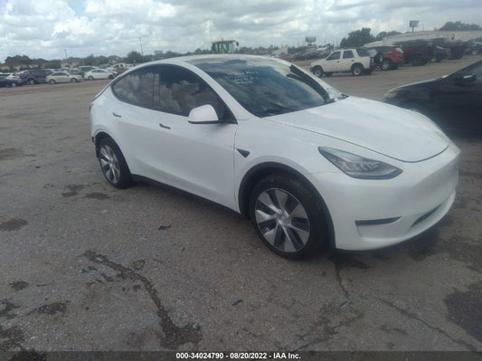 2021 TESLA MODEL Y STANDARD RANGE VIN: 5YJYGDED4MF107805