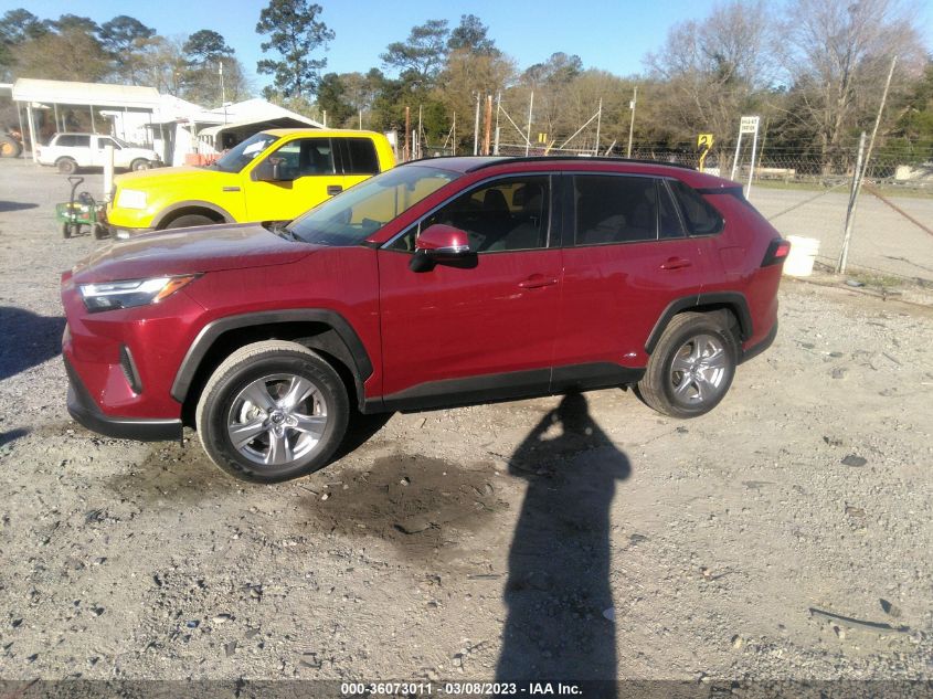 2022 TOYOTA RAV4 HYBRID XLE VIN: JTMRWRFV2ND566755