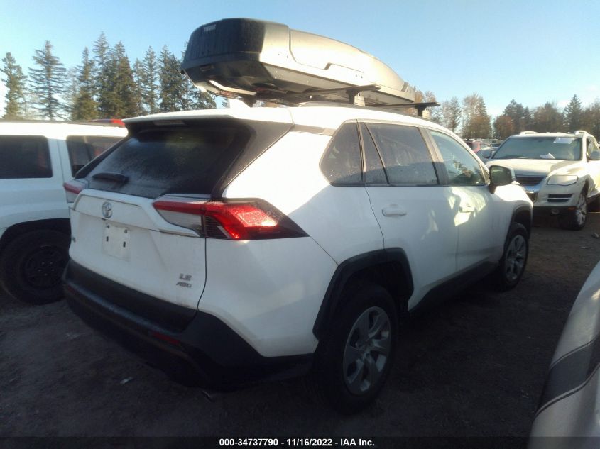 2021 TOYOTA RAV4 LE VIN: 2T3G1RFV4MC233496