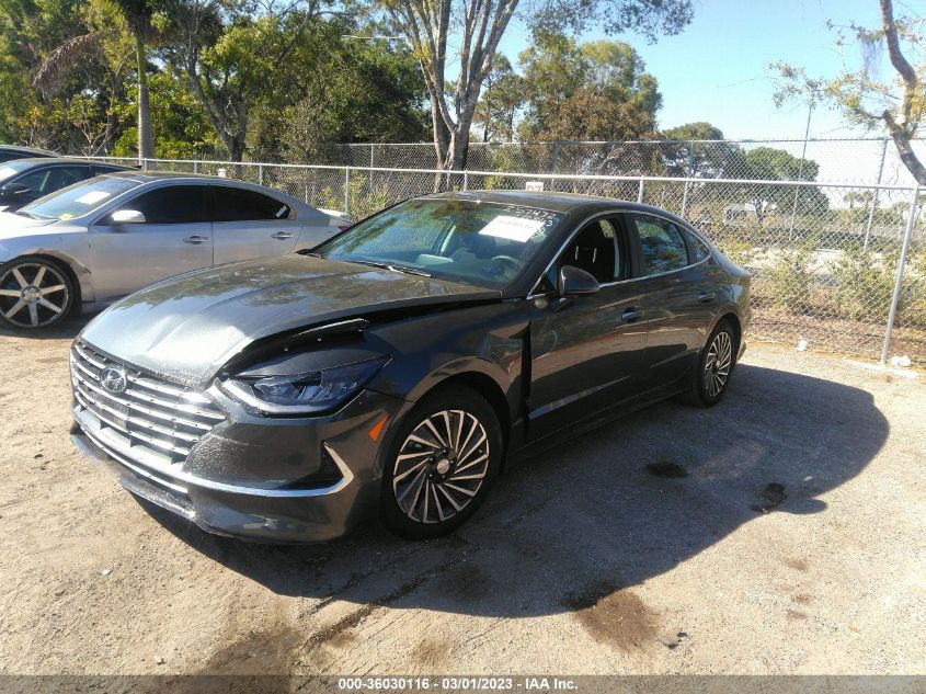 2022 HYUNDAI SONATA HYBRID SEL VIN: KMHL34JJ9NA051710