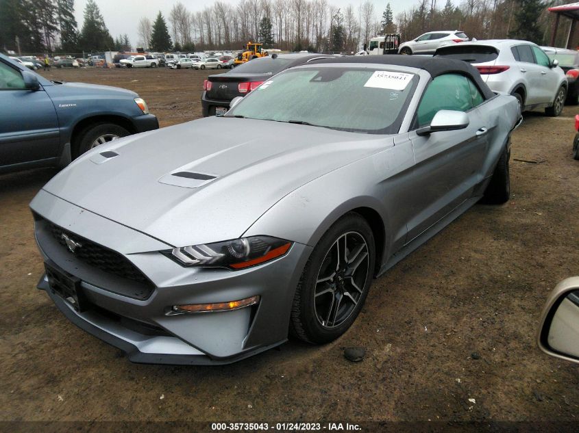 2022 FORD MUSTANG ECOBOOST VIN: 1FATP8UH2N5101743