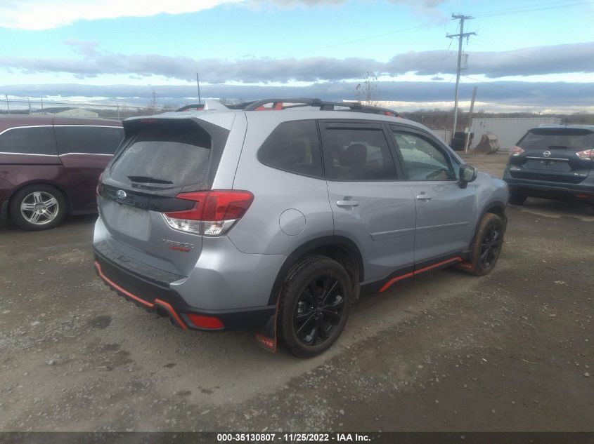 2022 SUBARU FORESTER SPORT VIN: JF2SKAJC3NH433176