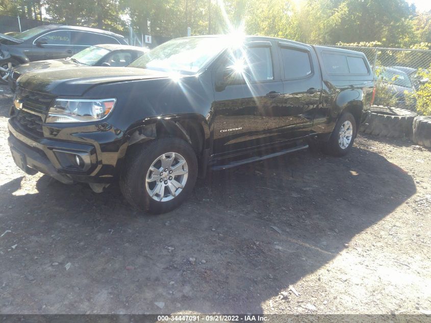 2021 CHEVROLET COLORADO 4WD LT VIN: 1GCGTCEN7M1232896