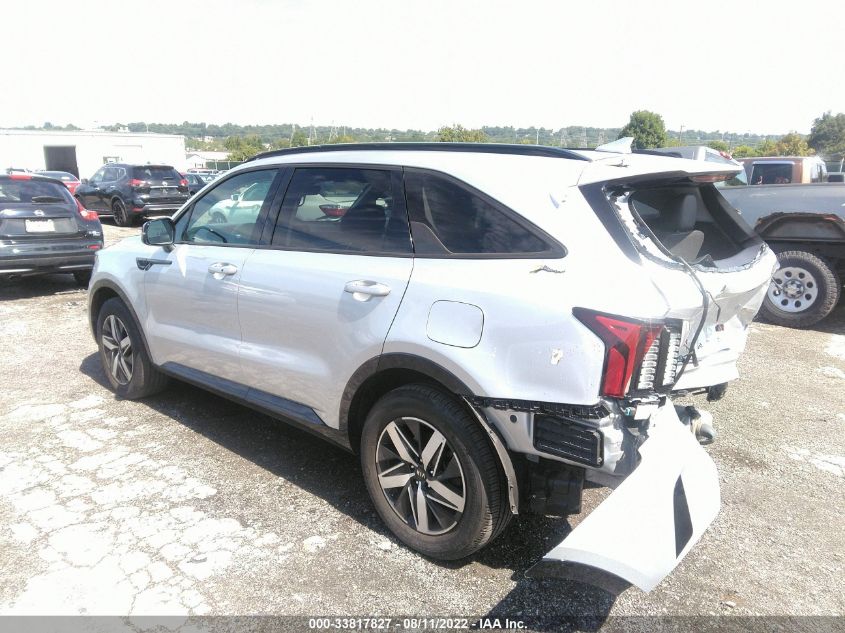 2021 KIA SORENTO EX VIN: 5XYRH4LF0MG034737
