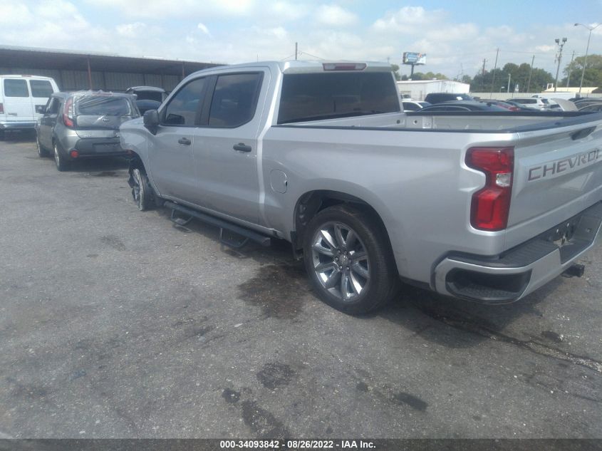 2021 CHEVROLET SILVERADO 1500 CUSTOM VIN: 3GCPWBEK7MG298583