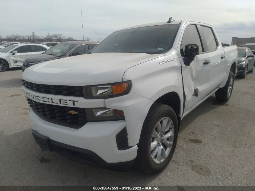 2021 CHEVROLET SILVERADO 1500 CUSTOM VIN: 3GCPWBEK4MG262995
