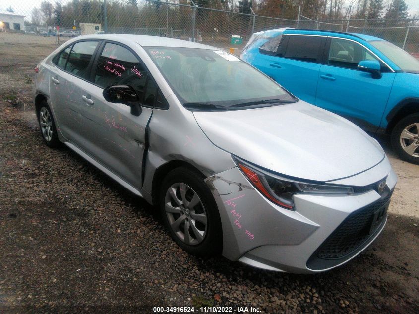 2021 TOYOTA COROLLA LE VIN: 5YFEPMAE6MP190319