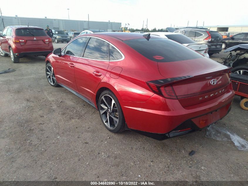 2021 HYUNDAI SONATA SEL PLUS VIN: 5NPEJ4J28MH092607