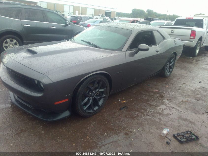 2021 DODGE CHALLENGER R/T VIN: 2C3CDZBT9MH680631