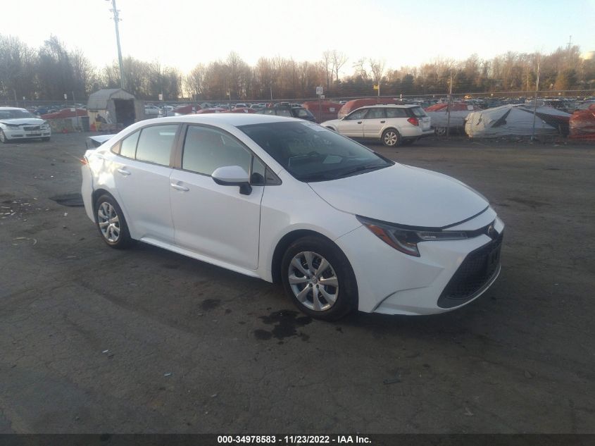 2021 TOYOTA COROLLA LE VIN: 5YFEPMAE5MP206512