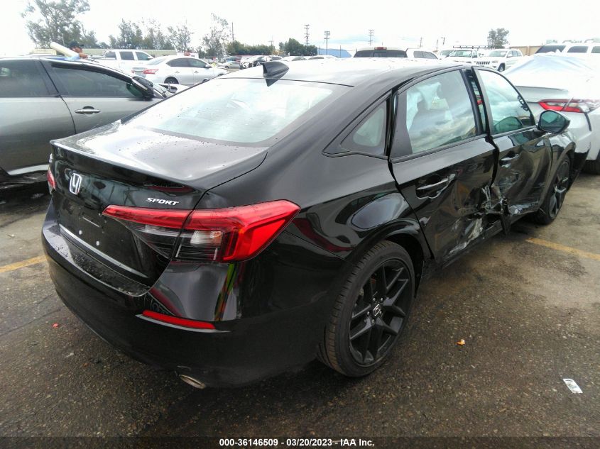 2023 HONDA CIVIC SEDAN SPORT VIN: 2HGFE2F56PH500908