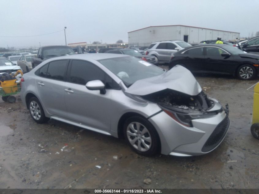 2022 TOYOTA COROLLA LE VIN: JTDEPMAE6N3014879