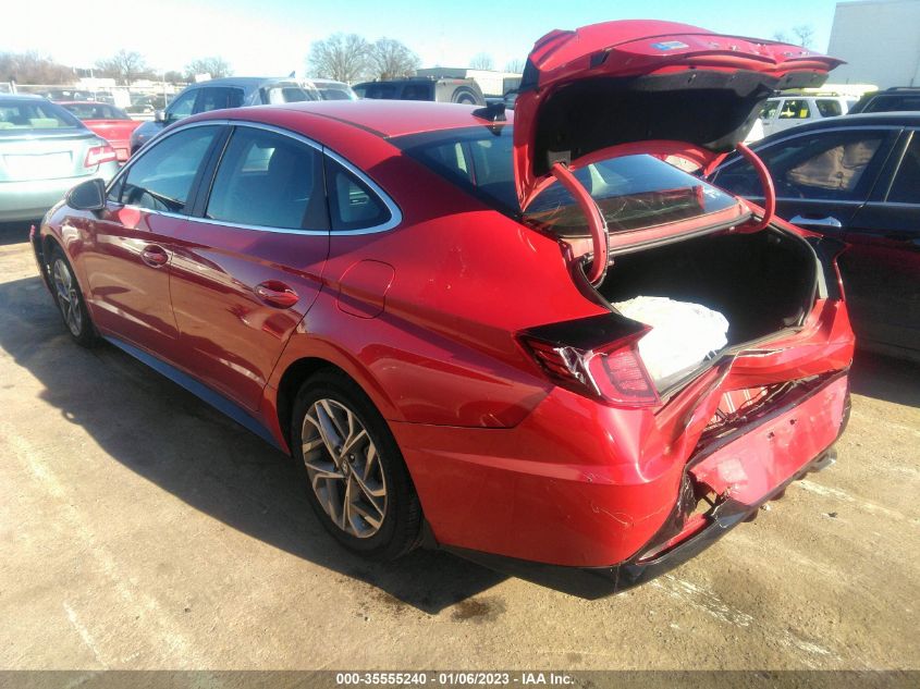 2021 HYUNDAI SONATA SEL VIN: KMHL64JA3MA149542