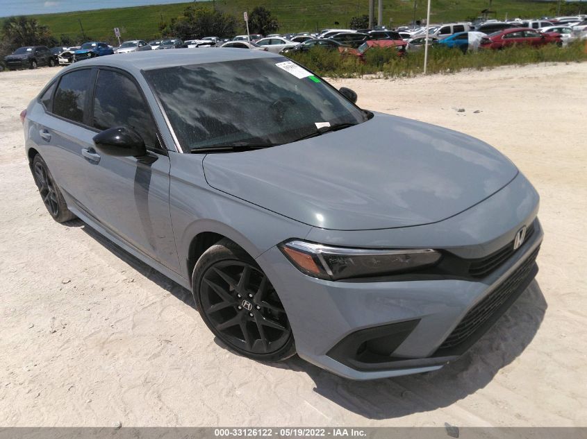 2022 HONDA CIVIC SEDAN SPORT VIN: 2HGFE2F57NH540833