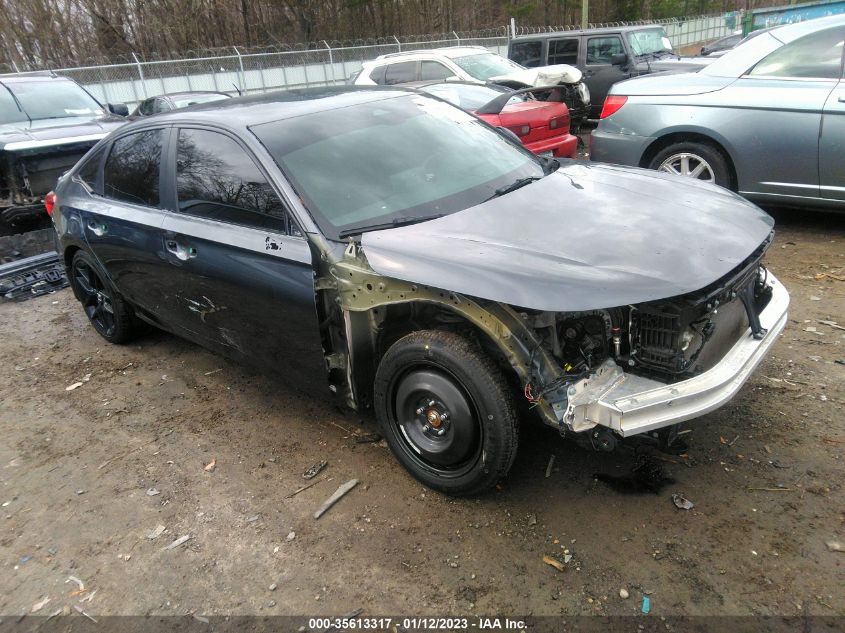 2022 HONDA CIVIC SEDAN SPORT VIN: 2HGFE2F59NH553518