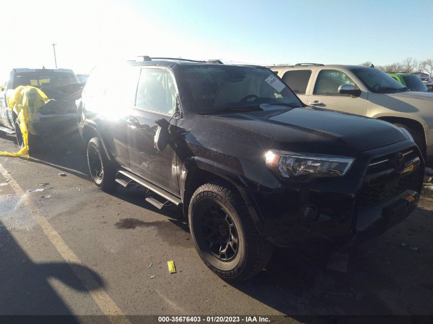 2022 TOYOTA 4RUNNER SR5 PREMIUM VIN: JTENU5JRXN6033608