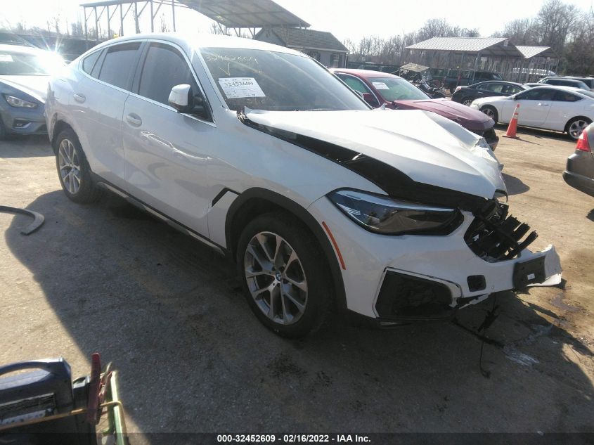 2021 BMW X6 XDRIVE40I VIN: 5UXCY6C00M9D74812