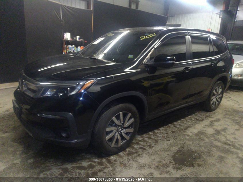 2021 HONDA PILOT EX-L VIN: 5FNYF6H59MB070169
