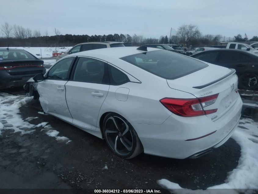 2022 HONDA ACCORD SEDAN SPORT VIN: 1HGCV1F3XNA046072