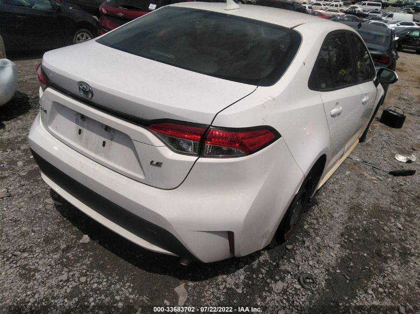 2020 TOYOTA COROLLA LE VIN: JTDEPRAE2LJ037680