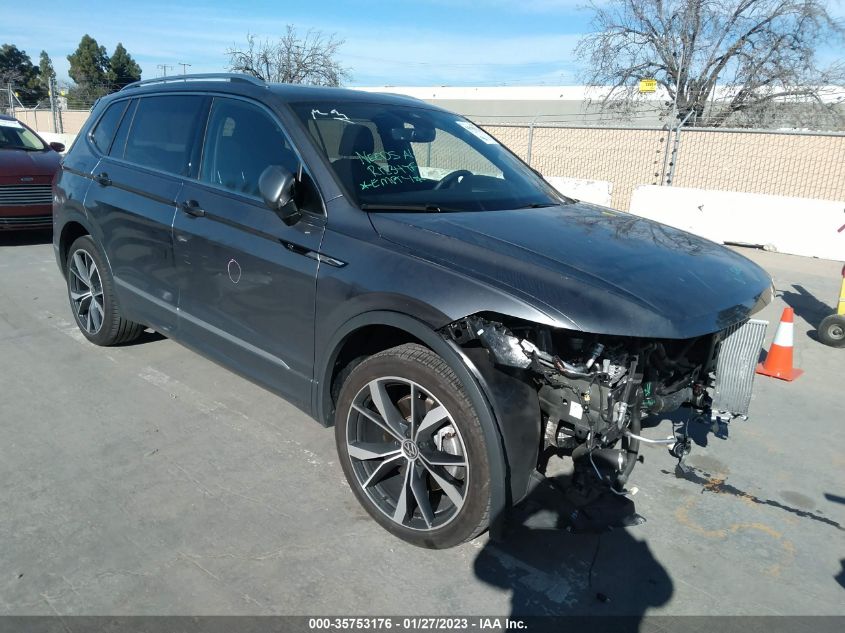 2022 VOLKSWAGEN TIGUAN SEL R-LINE VIN: 3VV4B7AX9NM023251