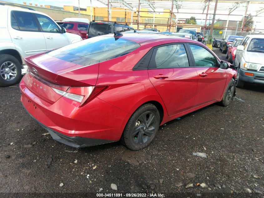 2022 HYUNDAI ELANTRA SEL VIN: KMHLM4AG4NU225117