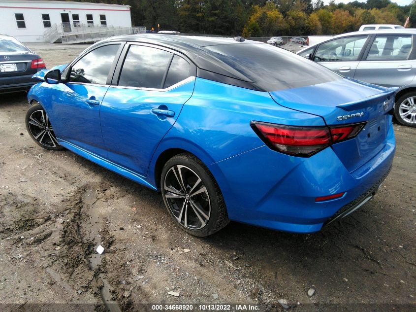 2021 NISSAN SENTRA SR VIN: 3N1AB8DV7MY275835