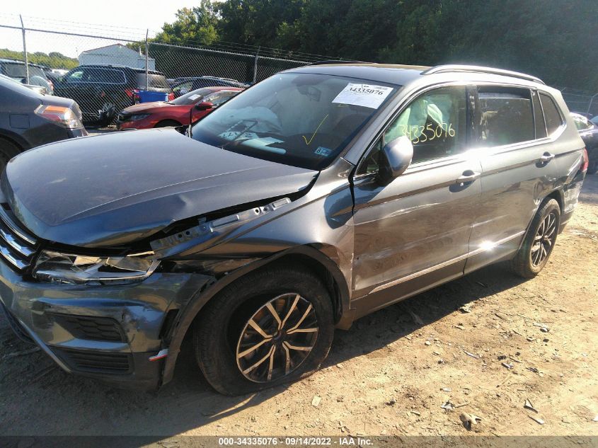 2021 VOLKSWAGEN TIGUAN SE/SE R-LINE BLACK/SEL VIN: 3VV3B7AX8MM050709