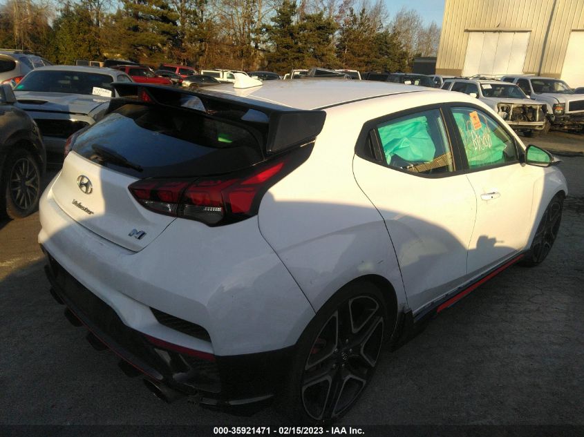 2022 HYUNDAI VELOSTER N VIN: KMHT36AH0NU013242