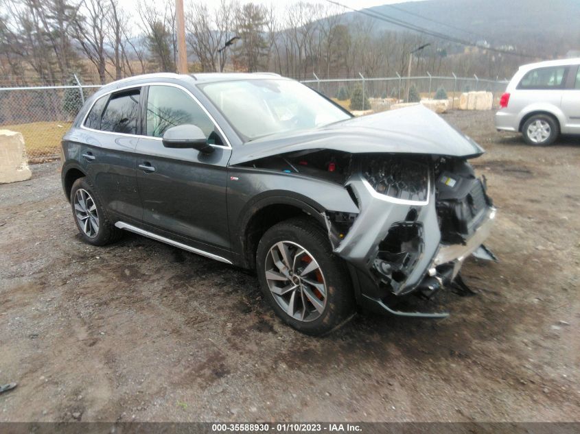 2022 AUDI Q5 S LINE PREMIUM VIN: WA1GAAFY4N2089379