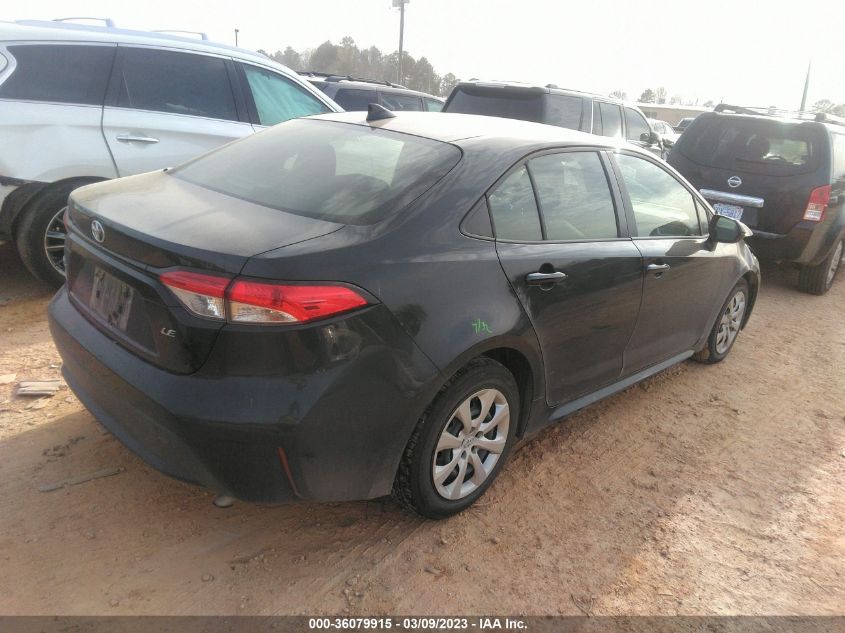2022 TOYOTA COROLLA LE VIN: JTDEPMAE5NJ228127