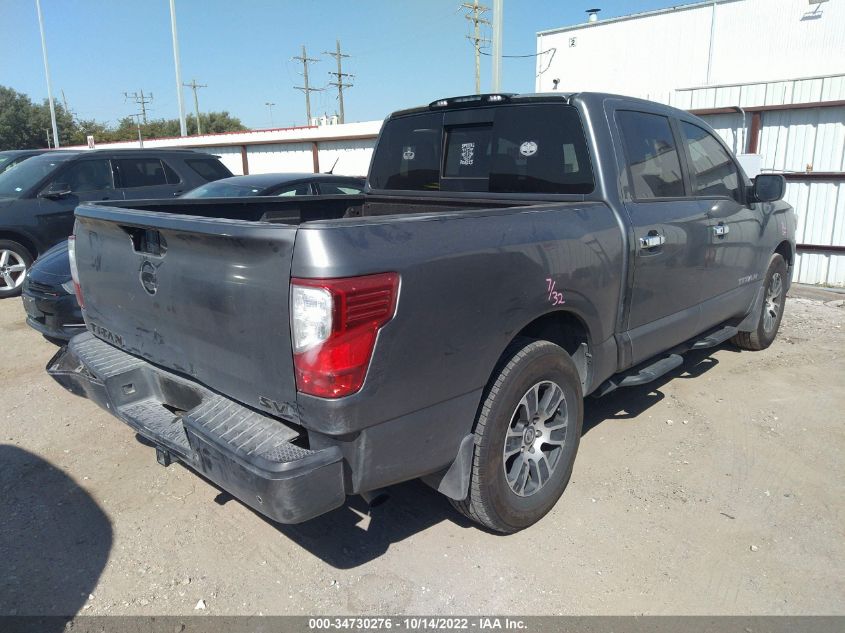 2021 NISSAN TITAN SV VIN: 1N6AA1EFXMN501634