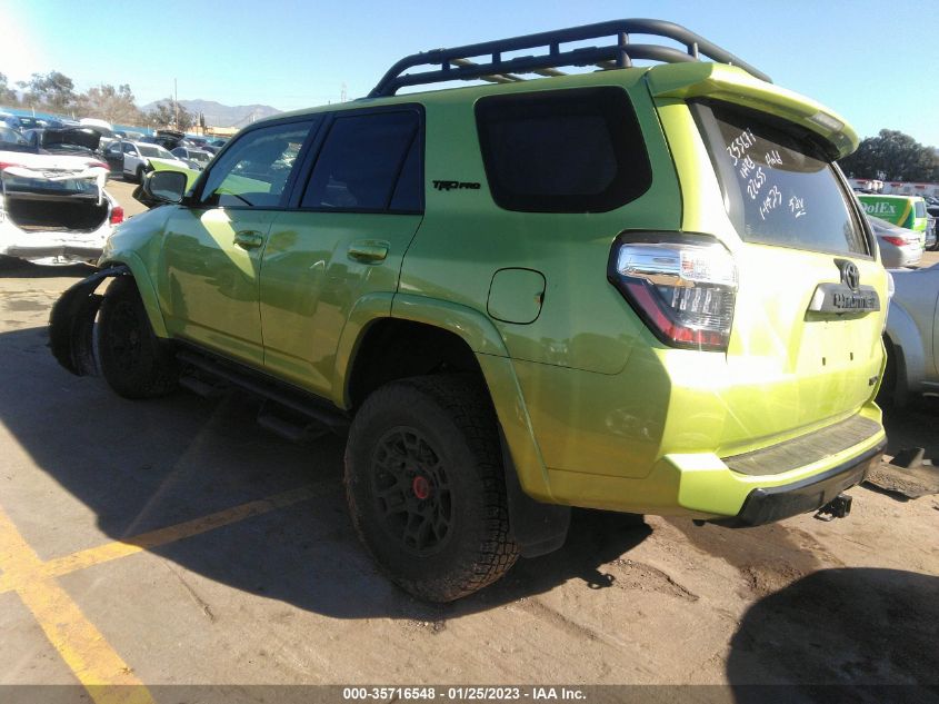 2022 TOYOTA 4RUNNER TRD PRO VIN: JTELU5JR1N6068948