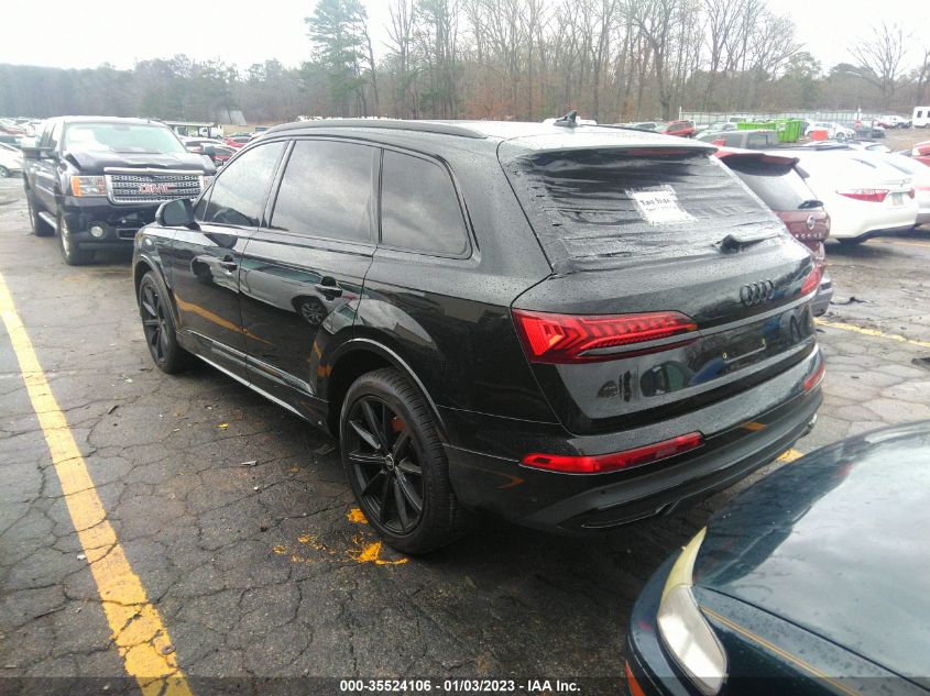 2022 AUDI Q7 PREMIUM PLUS VIN: WA1LXBF72ND005963