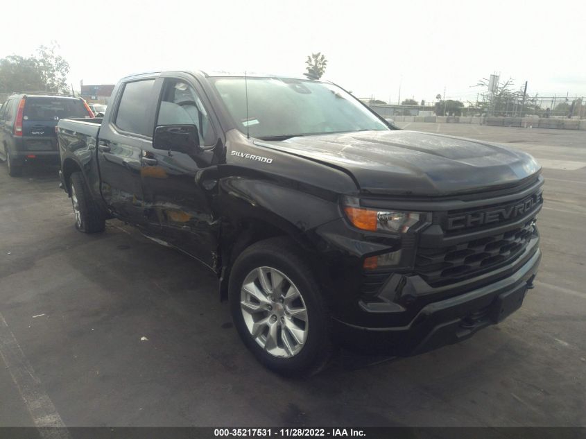 2022 CHEVROLET SILVERADO 1500 CUSTOM VIN: 1GCPABEK0NZ542378