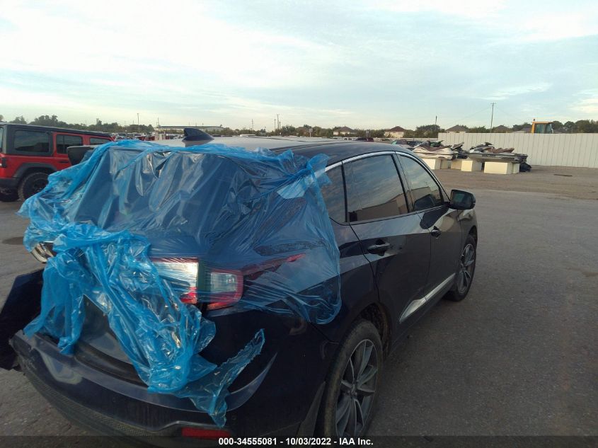 2021 ACURA RDX W/TECHNOLOGY PACKAGE VIN: 5J8TC1H50ML013962