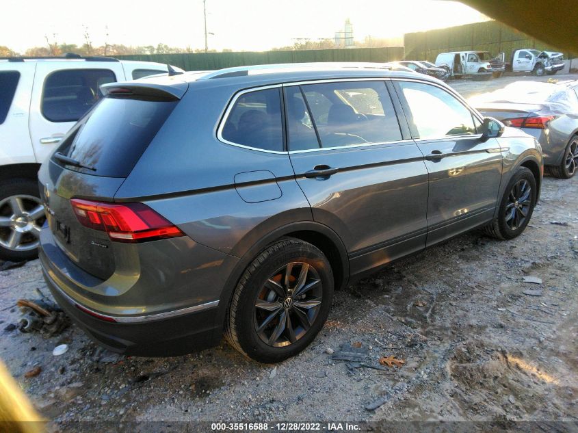 2022 VOLKSWAGEN TIGUAN SE VIN: 3VV2B7AX2NM167151