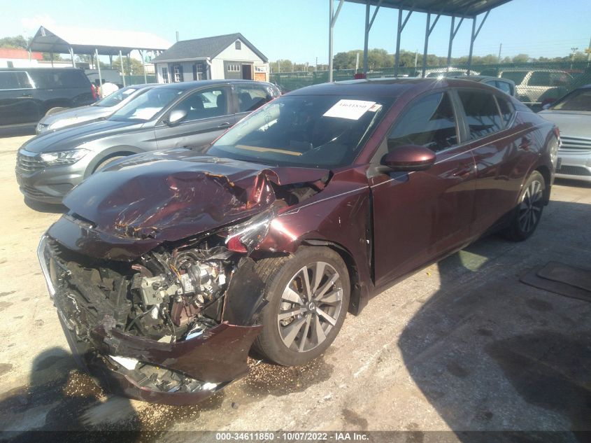 2021 NISSAN SENTRA SV VIN: 3N1AB8CV2MY231985