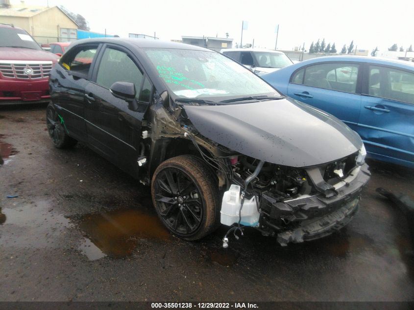 2022 TOYOTA COROLLA HATCHBACK SE/NIGHTSHADE/XSE VIN: JTND4MBE7N3169973