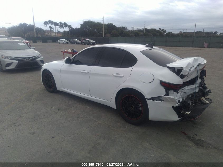 2021 ALFA ROMEO GIULIA VIN: ZARFAMAN0M7648143