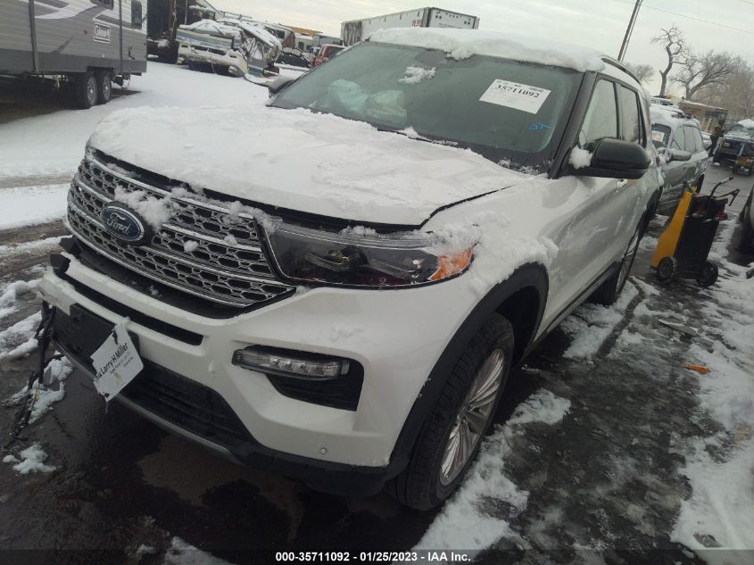 2022 FORD EXPLORER LIMITED VIN: 1FMSK8FH9NGC48160