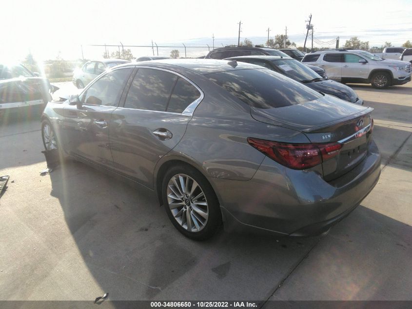 2021 INFINITI Q50 3.0T LUXE VIN: JN1EV7BP3MM706505