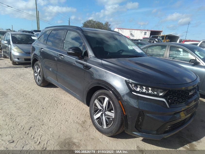 2022 KIA SORENTO EX VIN: 5XYRH4LF8NG141892