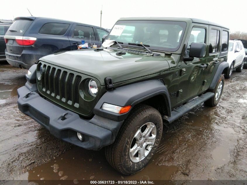 2022 JEEP WRANGLER UNLIMITED SPORT S VIN: 1C4HJXDG8NW132976