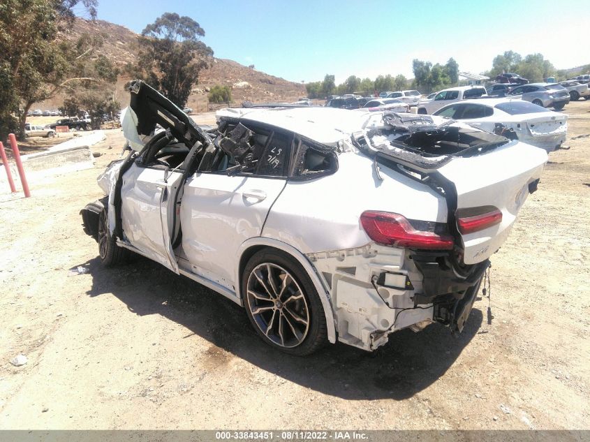 2022 BMW X4 XDRIVE30I VIN: 5UX33DT02N9J67310