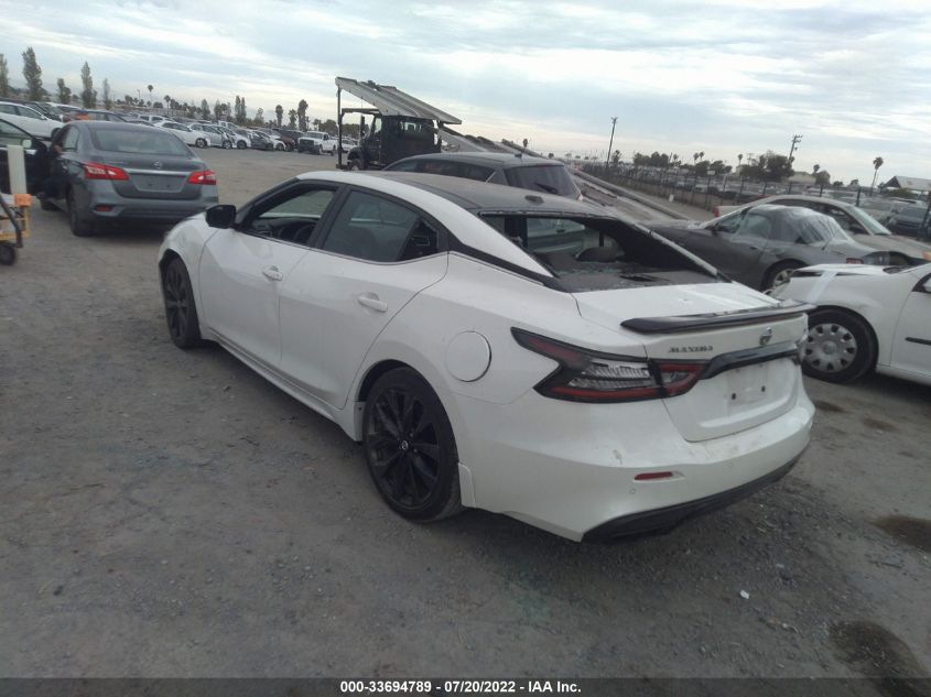 2021 NISSAN MAXIMA SR VIN: 1N4AA6EV5MC506359