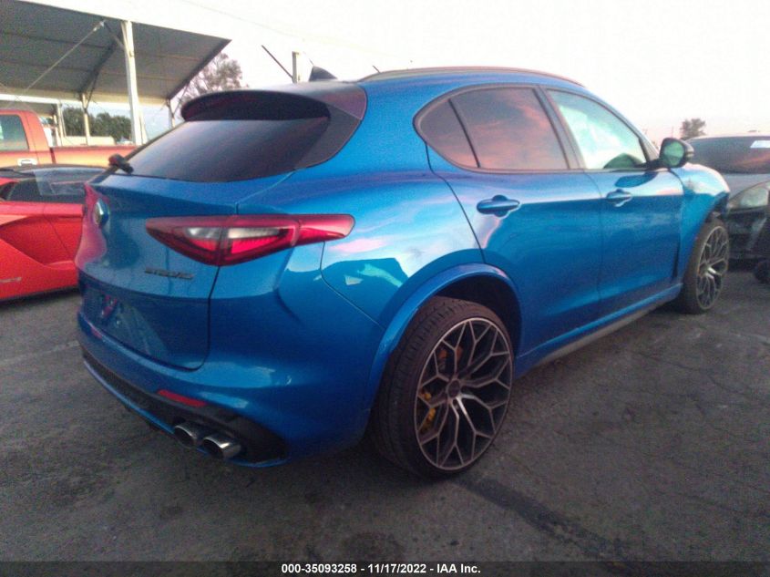 2021 ALFA ROMEO STELVIO QUADRIFOGLIO VIN: ZASPAKEV4M7D12760